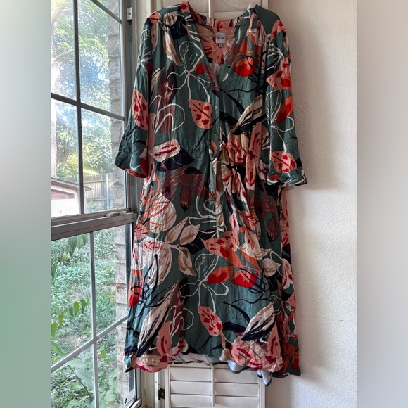 NIC+ZOE Artful Floral Live in dress Sz XL - Picture 5 of 5